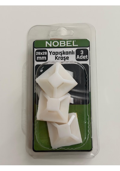 Nobel Fıx Yapışkanlı Kroşe 28x28 3'lü