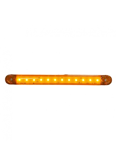 12 Volt 12 Ledli Dekoratif Parmak Sarı Led Lamba - 10 Adet
