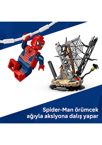 LEGO® ǀ Marvel Efsanevi Savaş: Örümcek Adam, Kum Adam’a Karşı 76334 - 9 Yaş ve Üzeri Çocuklar için Oyuncak Yapım Seti (201 Parça)