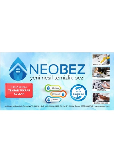 Neobez 23 x 28 50 Yaprak 10'Lu Paket Neobez