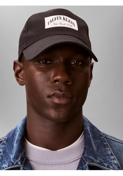 Calvin Klein Herıtage Crest Patch Siyah Erkek Şapka