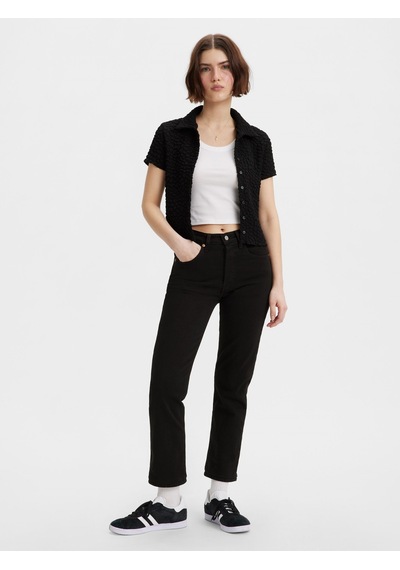 Levi's 501 Crop Black Sprout Kadın Jean Pantolon 36200-0085 Black Siyah