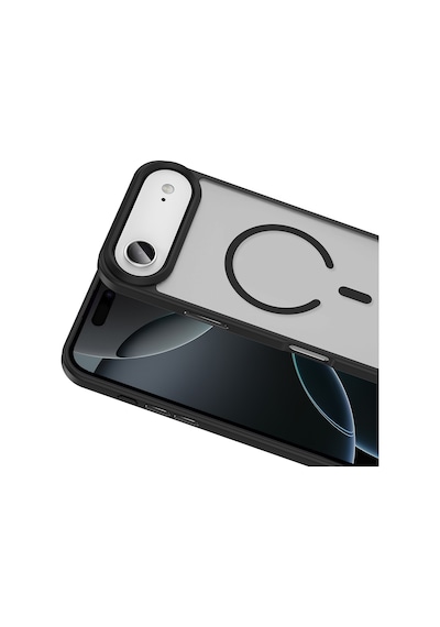 Apple Uyumlu iPhone 17 Air Kılıf Magsafe Destekli Kamera Yükseltili Silikon Mat Parmak İzi Tutmayan Celikaksesuar Desert Titanyum