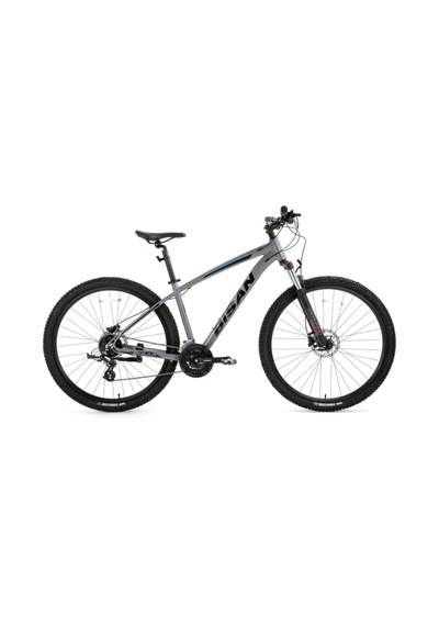 Bisan Mtx 7300 - 26 Jant 17'' 43 Cm M Kadro Dağ Bisikleti - Metalik Gri Mavi Çok Renkli