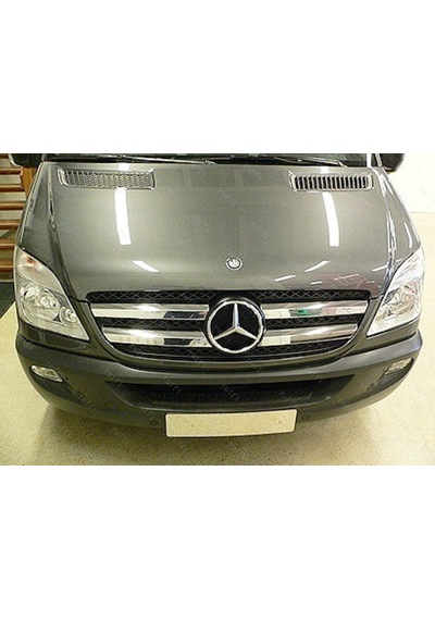 Mercedes Sprinter W906 Krom Ön Panjur 4 Prç. 2006-2013 P.Çelik