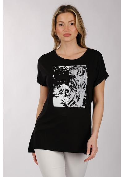 Daıdo Kadın T-shirt 20y311900832 Siyah
