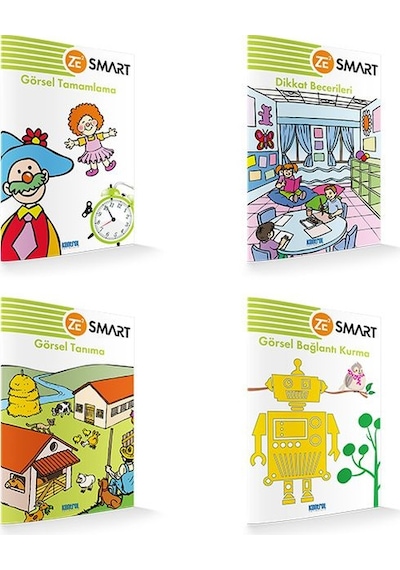 Zekare Smart Görsel Dikkati Güçlendirme Seti - 6 Yaş Yeni Baskı