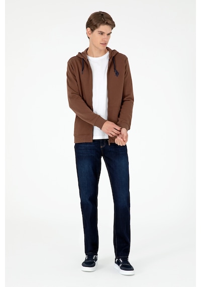 U.s. Polo Assn. Erkek Kahverengi Sweatshirt 50295147-vr029 Kahverengi