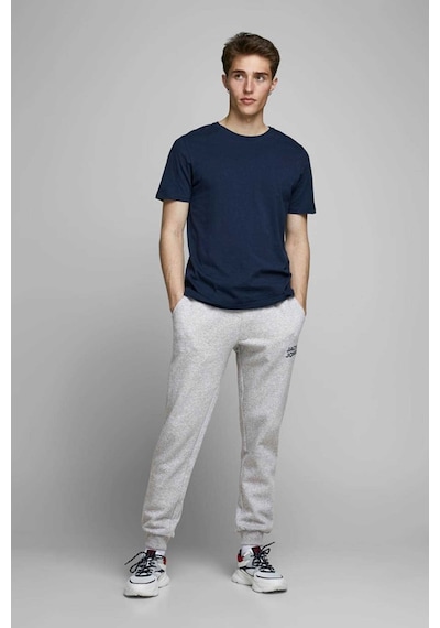 Jack & Jones Paçası Lastikli Eşofman Altı 12178421 Light Grey Melange Açık Gri - Turuncu Jack & Jones Paçası Lastikli Eşofman Altı 12178421 Light Grey Melange Açık Gri - Turuncu