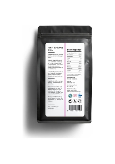 Special High Energy 50g, Özel Karışım Safran & Zencefilli Yüksek Enerji Çayı