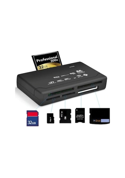 SpeedUF Card Reader Kart Okuyucu Sd-Mmc-Microsd-M2-Xd-Cf