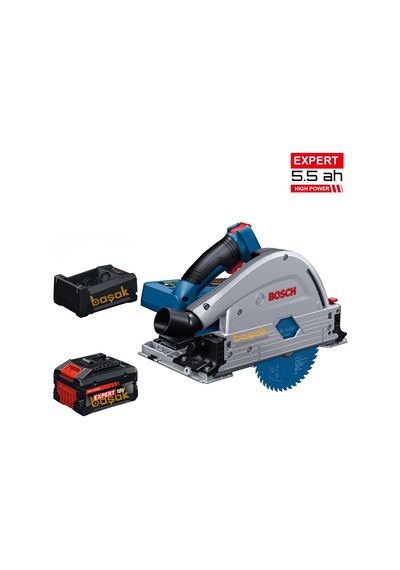 Bosch Gkt 18v-52 Gc 1x5,5 Ah Expert Akülü Daldırmalı Daire Testere
