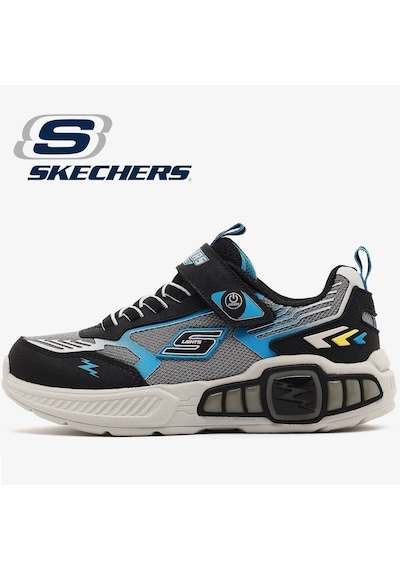 Skechers Light Storm 3 400151l-bcbl Işıklı Ortopedik Çocuk Spor Ayakkabı siyah
