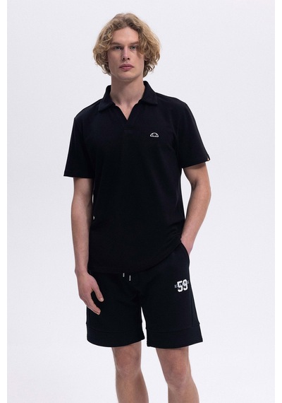 Ellesse Erkek Polo Yaka T Shirt Em1461-bk Siyah Siyah