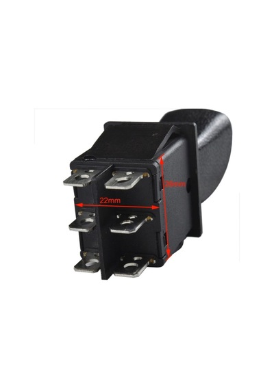 Kcd4 Serisi Forward - Stop - Back Yazılı 6 Pinli İleri Geri Yön Kontrol Rocker Switch Anahtar