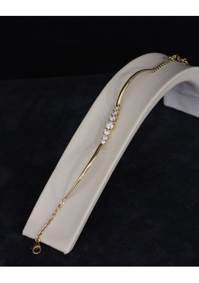Safir Altın Bileklik 14k 6,05 G Sarı Altın
