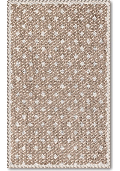 Freya Doğal Pamuklu 2'li Banyo Paspas Seti 60x100+50x60 Cm - Bej