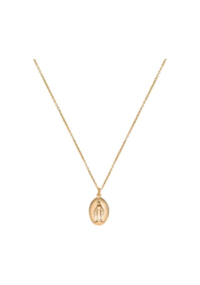 Kuyumcudukkani Zincirli"meryem Ana"kolye -37308-r Rose Gold