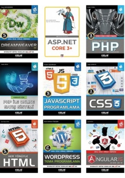 Web Tasarım Seti 2-8 Kitap Takım- Kodlab