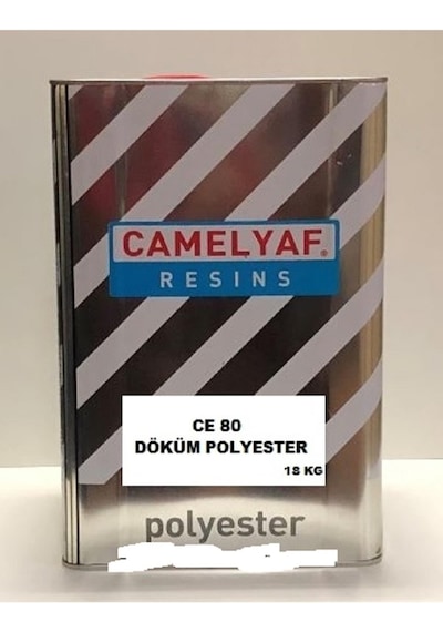Tpol Camelyaf Döküm Tipi Polyester Reçine Kobalt Ve Mek P Ile Birlikte 1 Kg