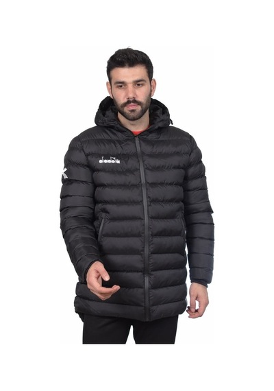 Diadora Roy Anarok Siyah Erkek Şişme Uzun Mont - Royanaroksiyah Siyah