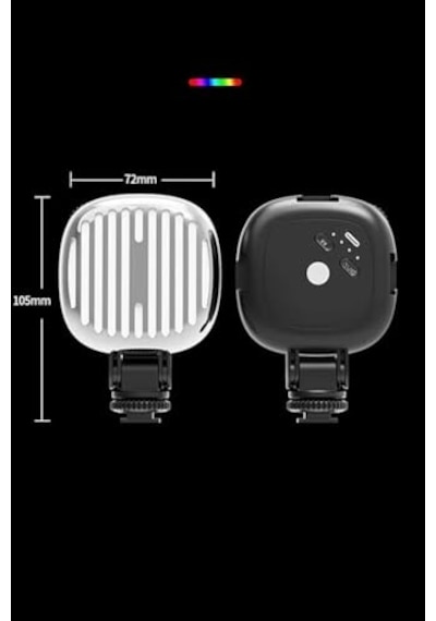 Şarjlı Rgb Led Selfie Video Kamera Işığı/filtreli Tripod Uyumlu Ve Mandallı 3000-9000 Kelvin