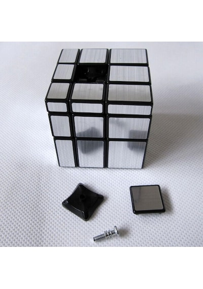 Meishine 3 X 3 X 3 Magic Cube Silver Mirror Cube Speed Küp