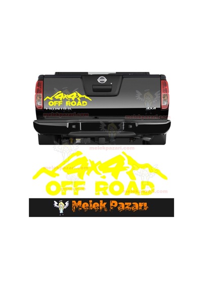 4X4 Off Road Araba Sticker - Oto Sticker