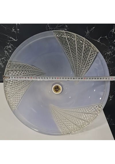 Renkli Cam Avize Çap : 39cm