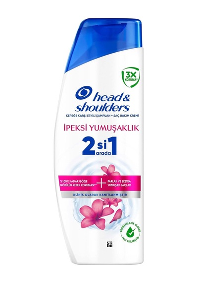 Head & Shoulders İpeksi Yumuşaklık 2'si 1 Arada Kepeğe Karşı Etkili Şampuan 300ml