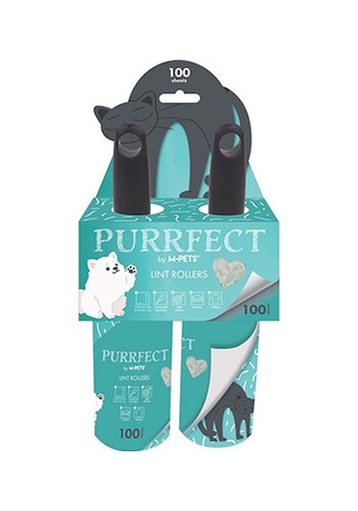 M-pets Purrfect Kedi Ve Köpekler İçin Tüy Toplama Rulosu 2x100 Yaprak 244-77010.01