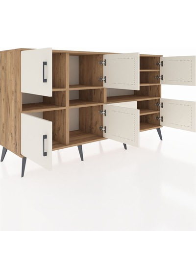 Hyperion Konsol 8 Raflı 8 Kapaklı 176x44x99 Çam-aytaşı/çam Atlas Çam/aytası - Atlas Çam Hyperion Konsol 8 Raflı 8 Kapaklı 176x44x99 Çam-aytaşı/çam Atlas Çam/aytası - Atlas Çam