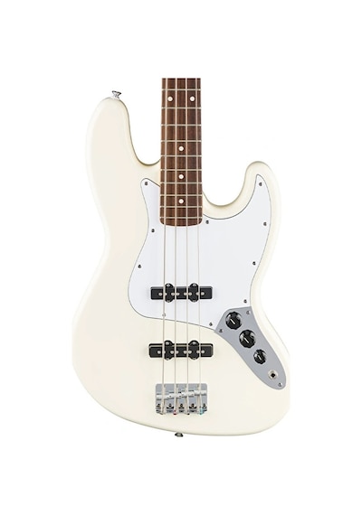 Fender Standard Jazz Bass Laurel Klavye Olympic White Bas Gitar