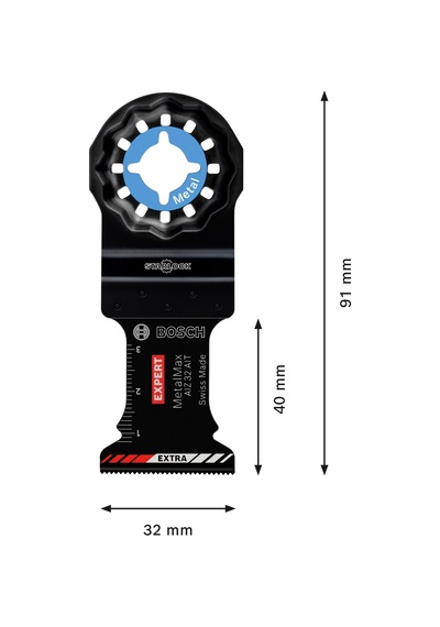 Bosch Expert Metalmax Aız 32 Aıt Metal Raspa Bıçağı
