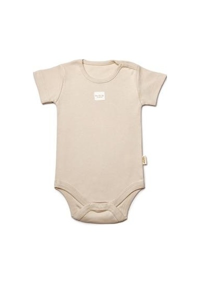 BabyCosy Organic Wear Bebek 3'lü Kısa Kol Body, %100 Organik Pamuk, Bebek Ve Yenidoğan Serisi -csy8121 Ekru