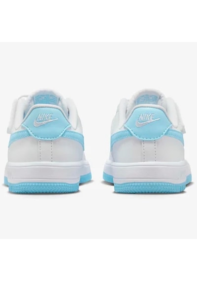 Nike Air Force 1 Af1 Ps Unisex Sneaker White Blue Unisex Günlük Spor Ayakkabı Beyaz Mavi Beyaz - Mavi