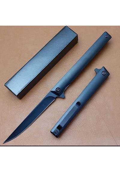 Knivox Browning Siyah İnce Knivox M390 Kamp Çakısı