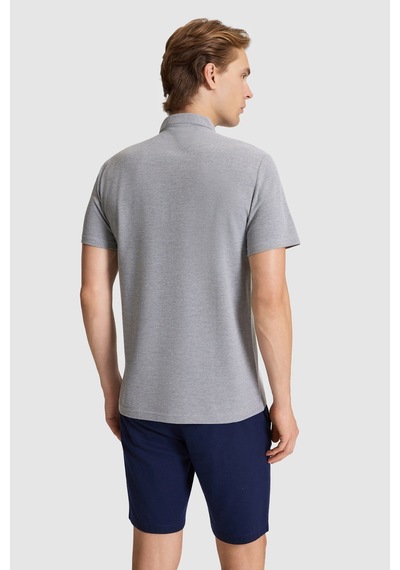 U.S. Polo Assn. U.s. Polo Assn. Erkek Gri Melanj Tişört Basic 50326980-vr086
