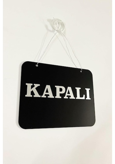 Mağaza Açık Kapalı Tabelası Pleksi - 20 15 Cm - Aynalı Gümüş Pleksi Diğer