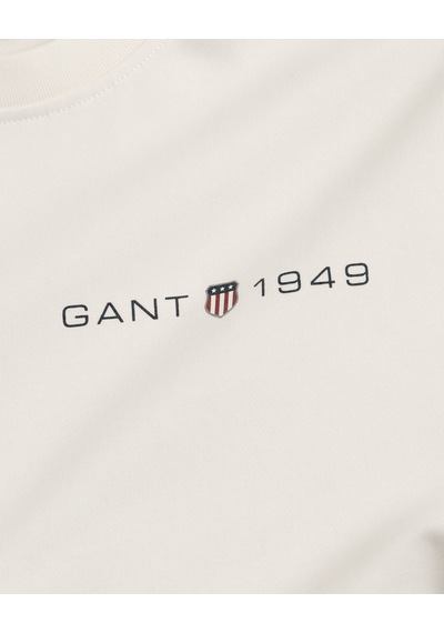 Gant Erkek Sweatshırt 2003243-113 2003243-113 Beyaz Beyaz