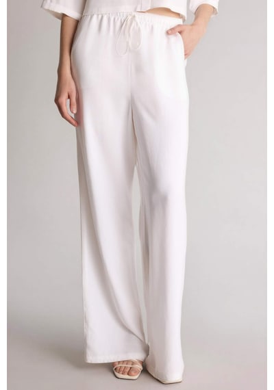 Defacto Wıde Leg Cepli Yüksek Bel Standart Boy Keten Karışımlı Pantolon F5024ax26smwt32 Beyaz-wt32