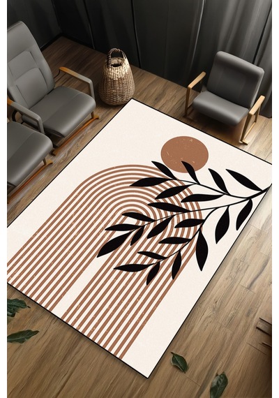 Bohem Yıkanabilir Kaymaz Taban Leke Tutmaz Salon Halısı Mutfak Halısı Ve Yolluk Bhmcrpt0014