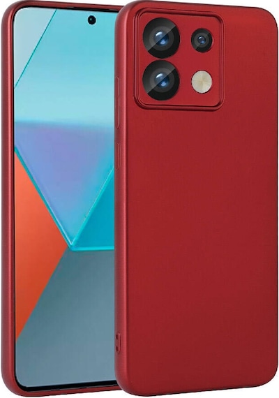 Noktaks - Xiaomi Uyumlu Xiaomi Redmi Note 13 Pro 5g - Kılıf Mat Soft Premier Silikon Kapak - Mürdüm T30235 Mürdüm