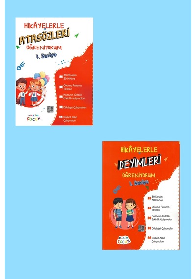 Hakim Çocuk 1.seviye Hikayelerle Atasözleri + Deyimler Öğreniyorum