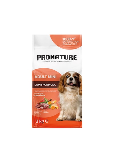 Pronature Kuzu Etli Küçük Irk Yetişkin Köpek Maması 3 KG