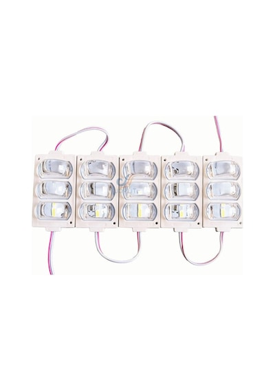 Yeni Nesil Modül Geniş(Yan)Açılı Güçlü Led Işık 3’Lü 12V (5 Adet)
