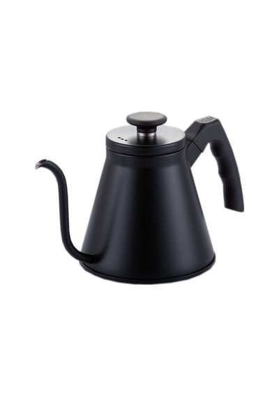 Epinox Barista Kahve Gooseneck Kettle - Çelik Kahve Demleme Dripper Kettle - İndüksiyonlu - Paslanmaz Çelik - Siyah, Slim - 1200 Ml Sku: Smg8690010552488