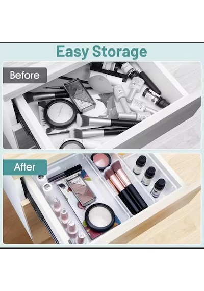 Bade 25 Parça Çekmece Içi Düzenleyici Banyo Makyaj Organizer Takı