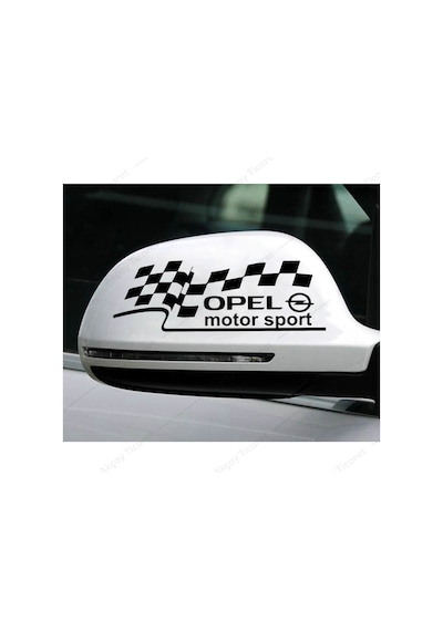 Opel Sticker (Sağ Sol Takım ) Opel Zafer Yan Ayna Araba Sticker