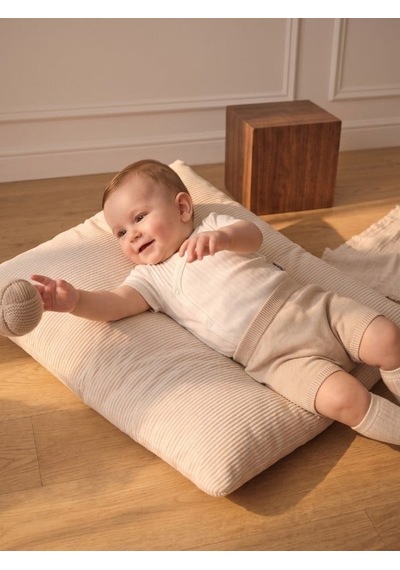 Zekids Bebek Yarım Kollu Kruvaze Çıtçıtlı Body-17510 Beyaz